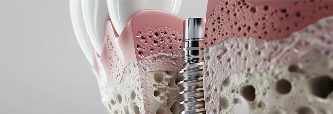 骨の少ない方でも安心して治療を受けられる再生療法