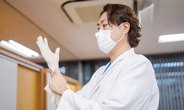 豊富な実績をもつ認定医による治療