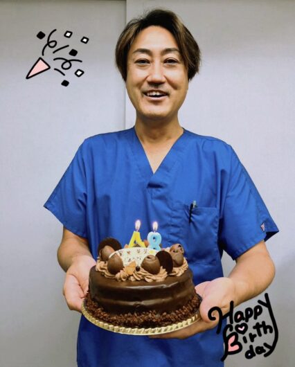 院長のお誕生日をお祝いしました🎉